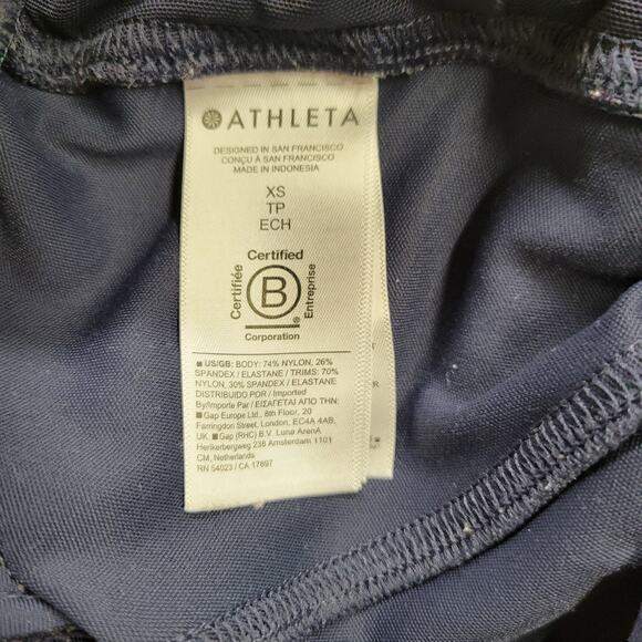 Athleta Women’s XS High-Rise Venice Joggers Blue Activewear with Pockets - Picture 4 of 10